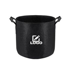 Custom Logo 5 Gallon Grow Bag: Eco-Friendly, Durable, Recycleable, Lightweight for Better Plant Growthand Drainage