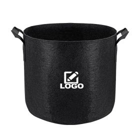 Custom Logo 7 Gallon Grow Bag: Economical, Durable, Lightweight, Recycleable, Breathable Roots, Bio-Degradable, Great Drainage 