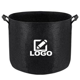 Custom Logo 10 Gallon Grow Bag: Economical, Durable, Lightweight, Breathable Roots, Recycleable, Great Drainage